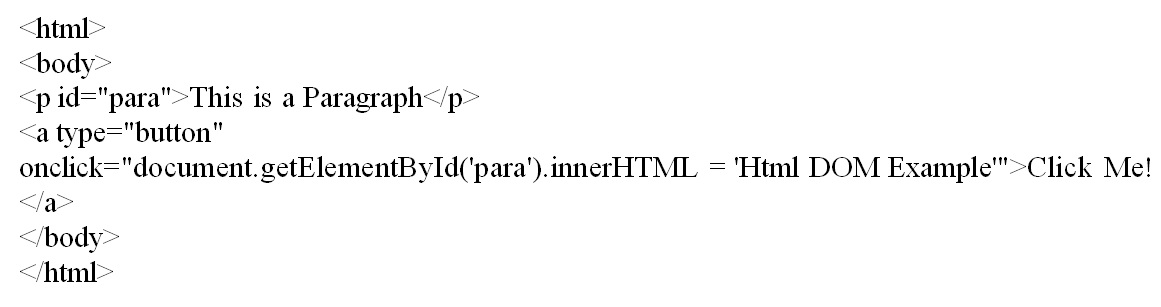 Document Object Model(DOM)